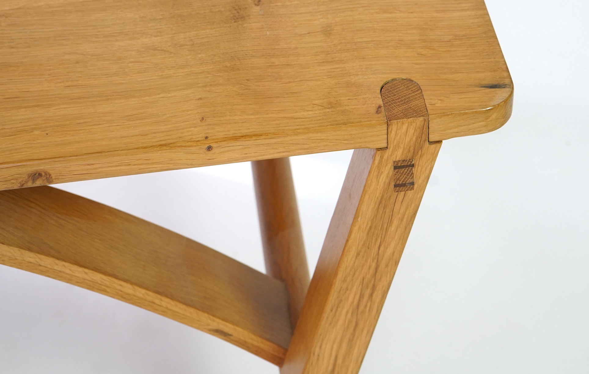 Andrew Hague, The Sussex Guild: A contemporary rectangular oak coffee table